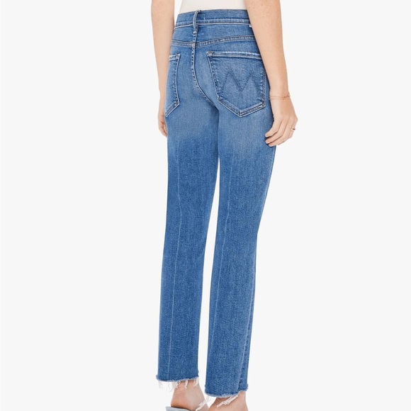 MOTHER 30 Hight Waisted Rascal Ankle Snippet Straight Leg Jeans - Picture 3 of 10